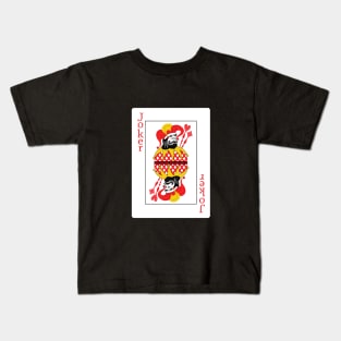 Joker Playing Card Kids T-Shirt